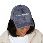 Embroidered Connection First Vintage Cap