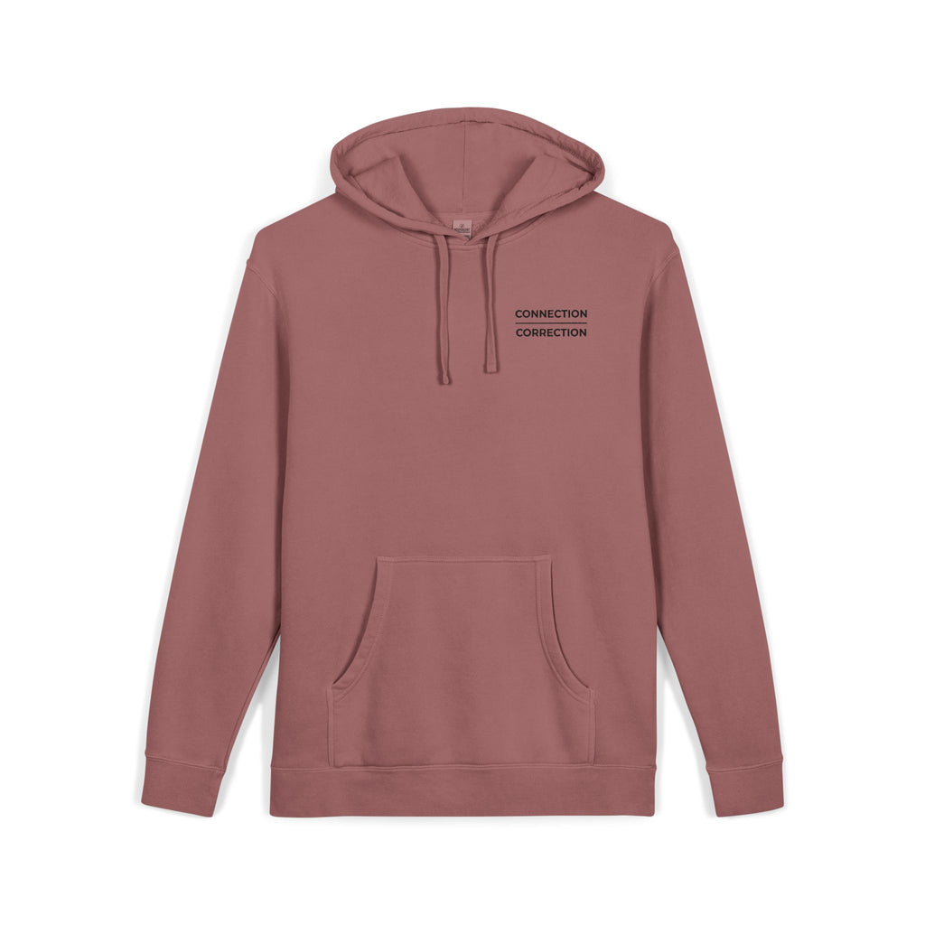 Embroidered Connection Over Correction Hoodie