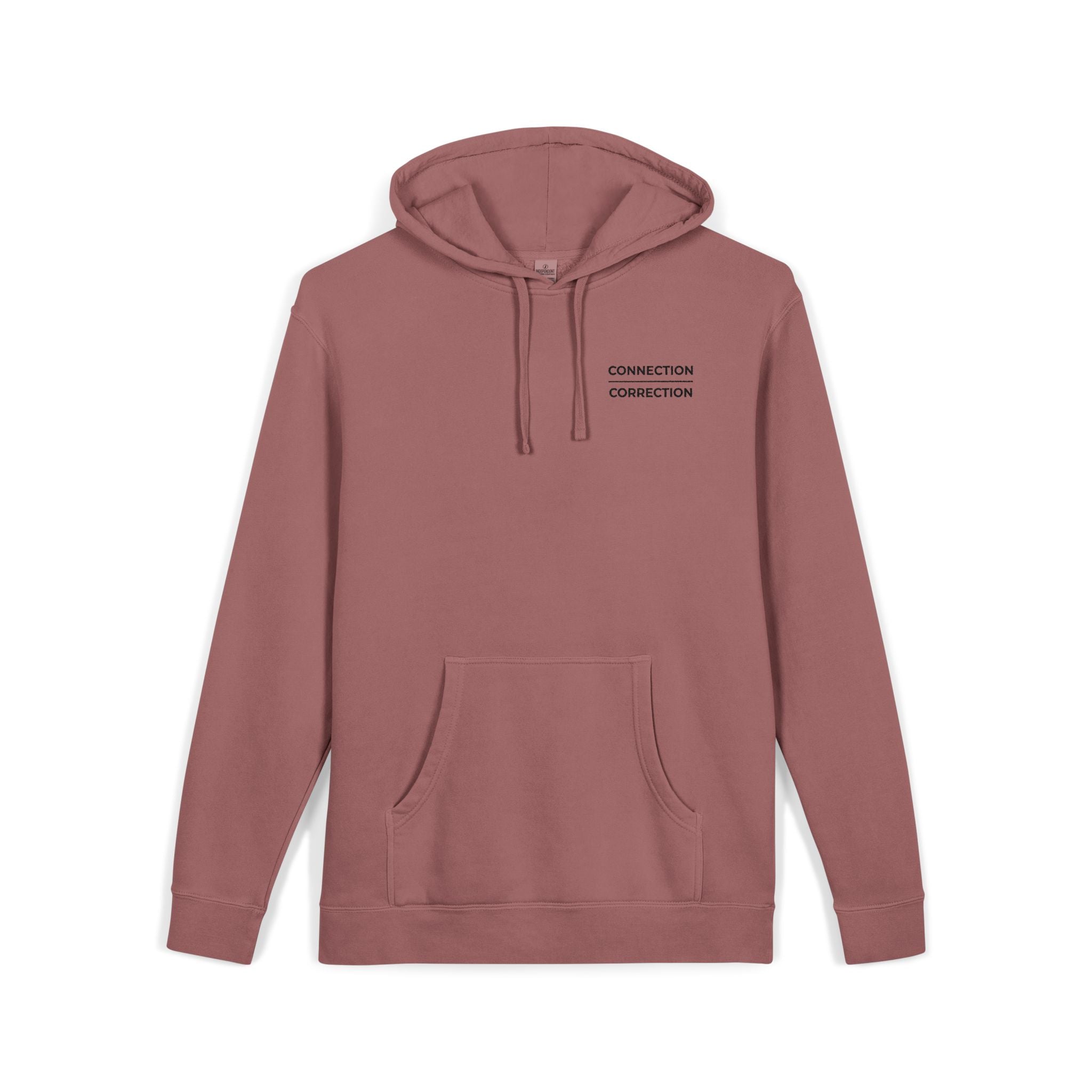 Embroidered Connection Over Correction Hoodie