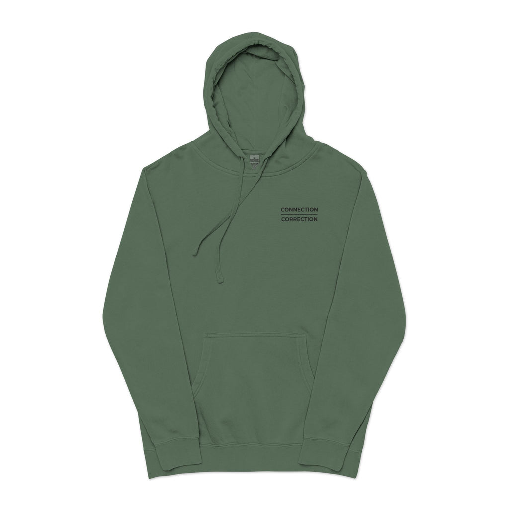 Embroidered Connection Over Correction Hoodie
