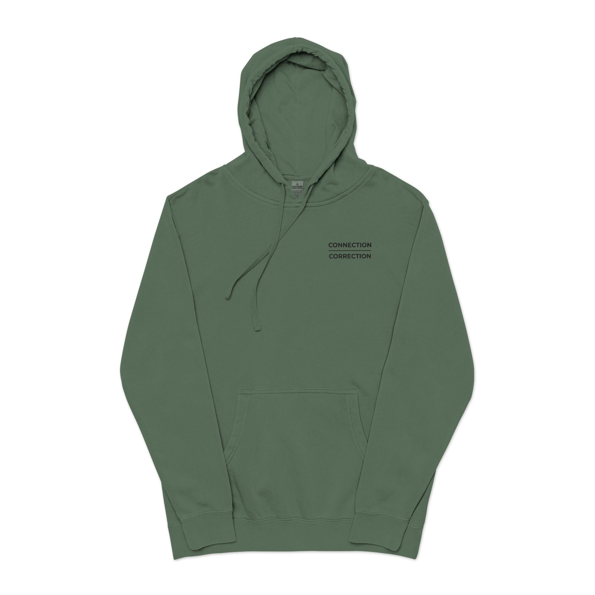 Embroidered Connection Over Correction Hoodie