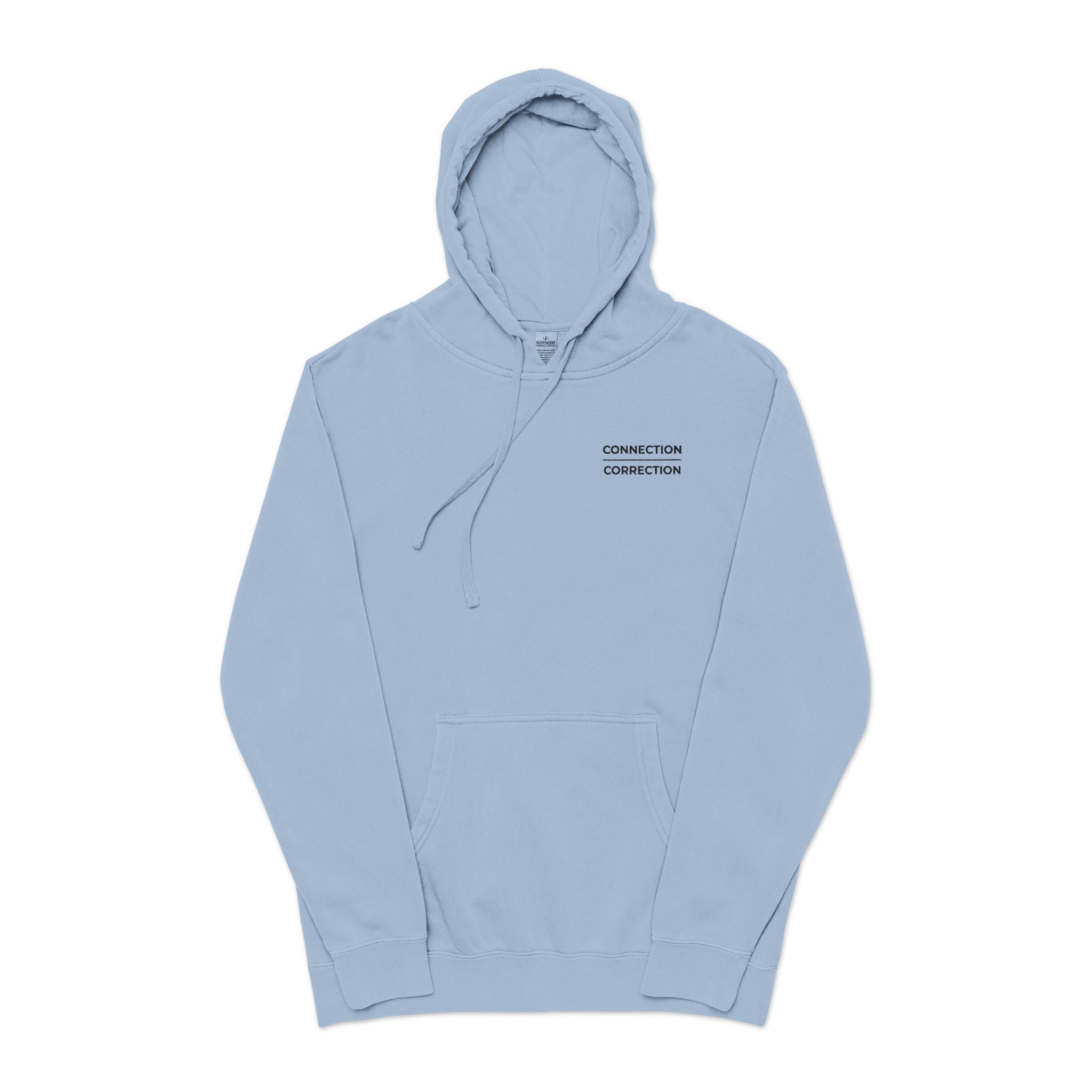 Embroidered Connection Over Correction Hoodie