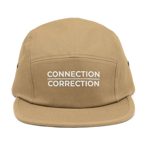 Connection Correction Embroidered 5-Panel Cap