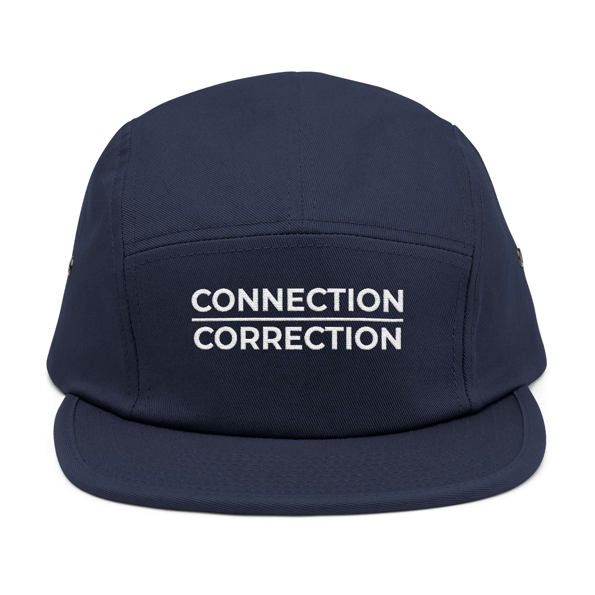 Connection Correction Embroidered 5-Panel Cap