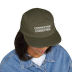 Connection Correction Embroidered 5-Panel Cap