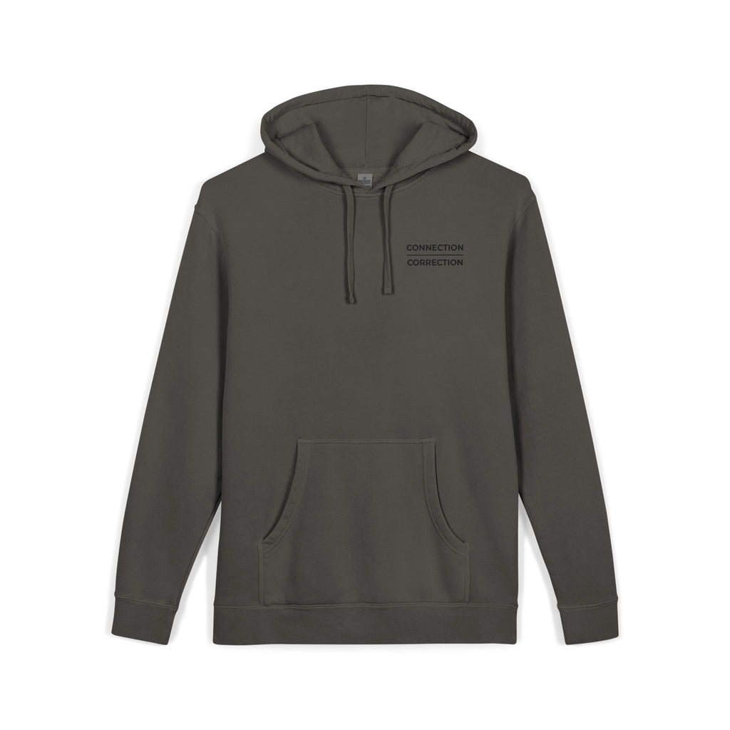 Embroidered Connection Over Correction Hoodie