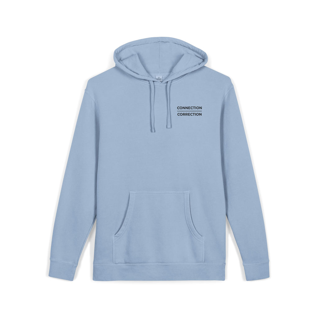Embroidered Connection Over Correction Hoodie