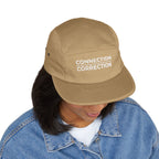 Connection Correction Embroidered 5-Panel Cap