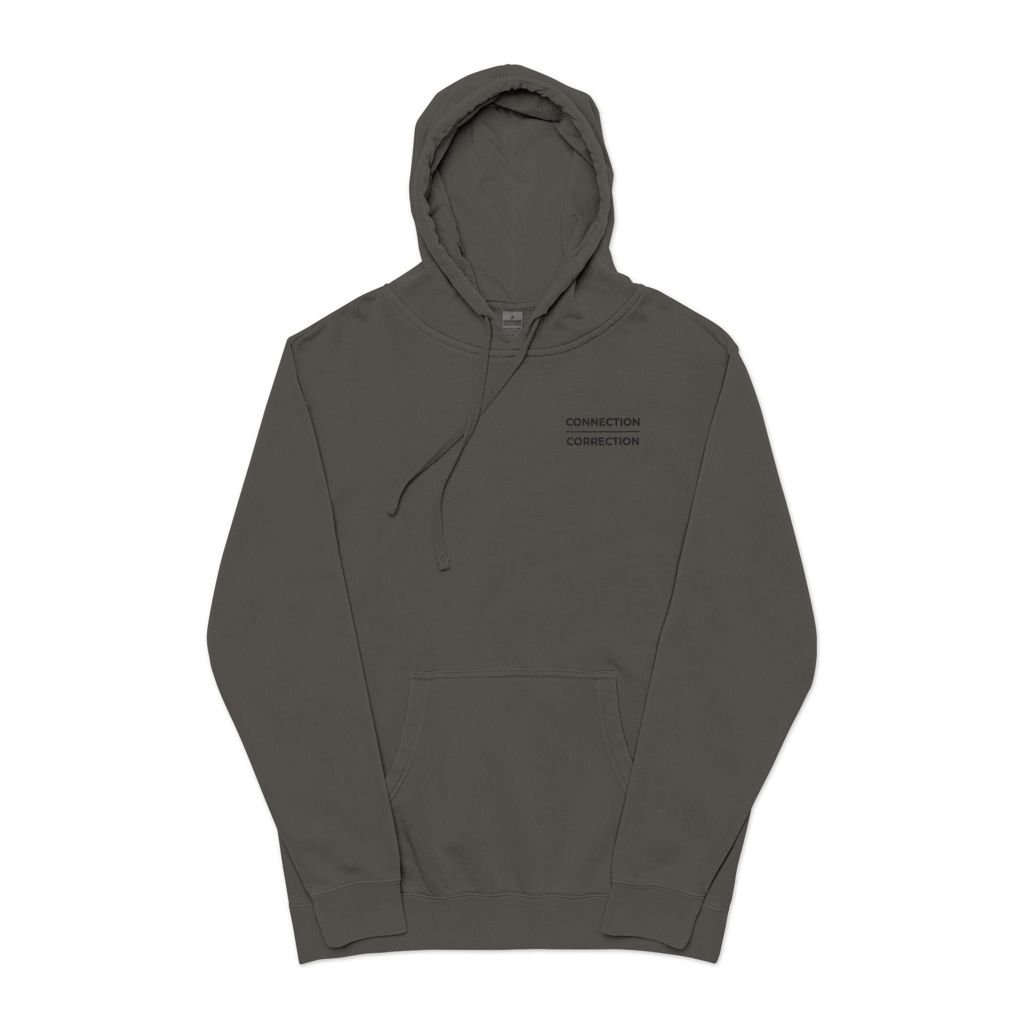 Embroidered Connection Over Correction Hoodie