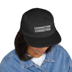 Connection Correction Embroidered 5-Panel Cap