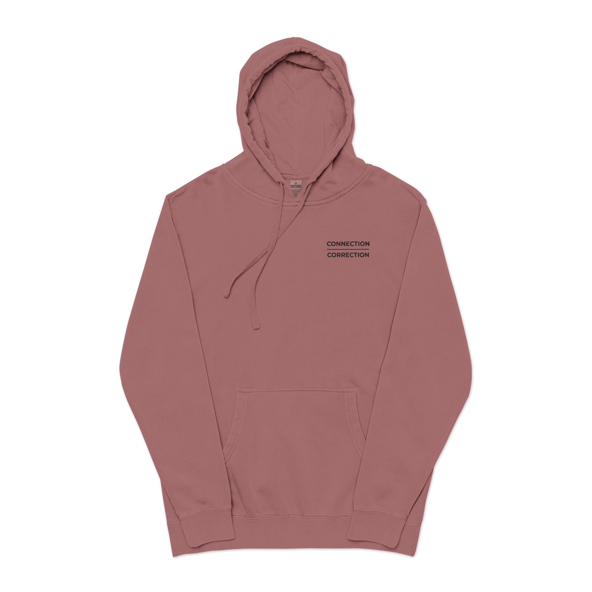 Embroidered Connection Over Correction Hoodie
