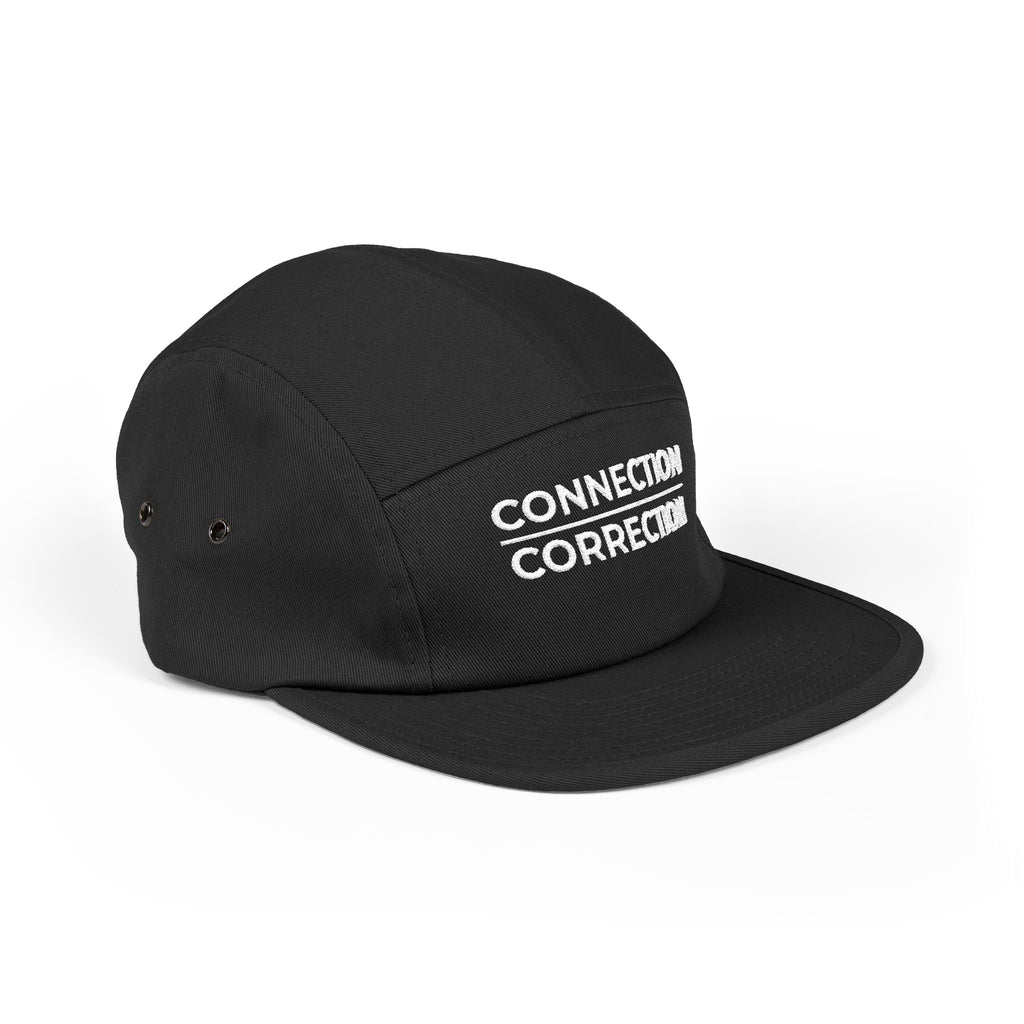 Connection Correction Embroidered 5-Panel Cap