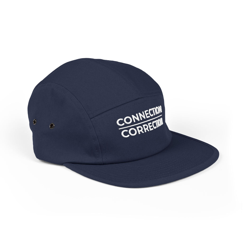 Connection Correction Embroidered 5-Panel Cap