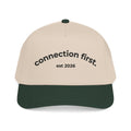 Connect First Embroidered Snapback Cap